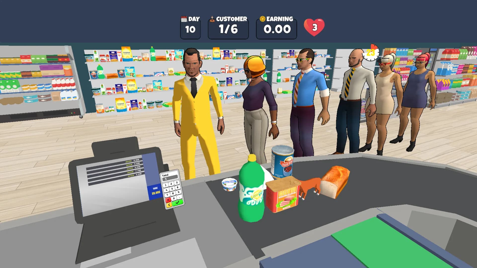 Market Cashier Simulator görsel 2