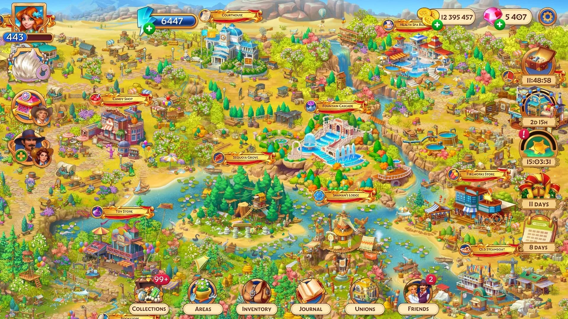 Jewels of the Wild West: Match 3 to Build Your City görsel 2