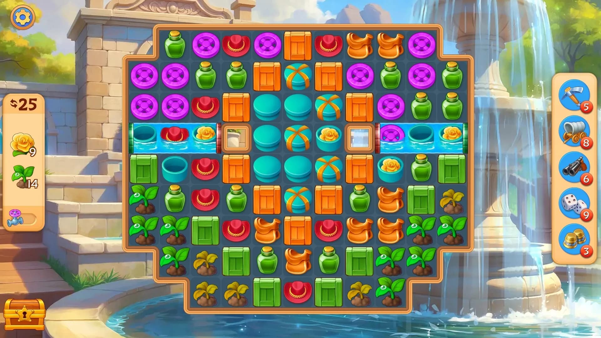 Jewels of the Wild West: Match 3 to Build Your City görsel 6