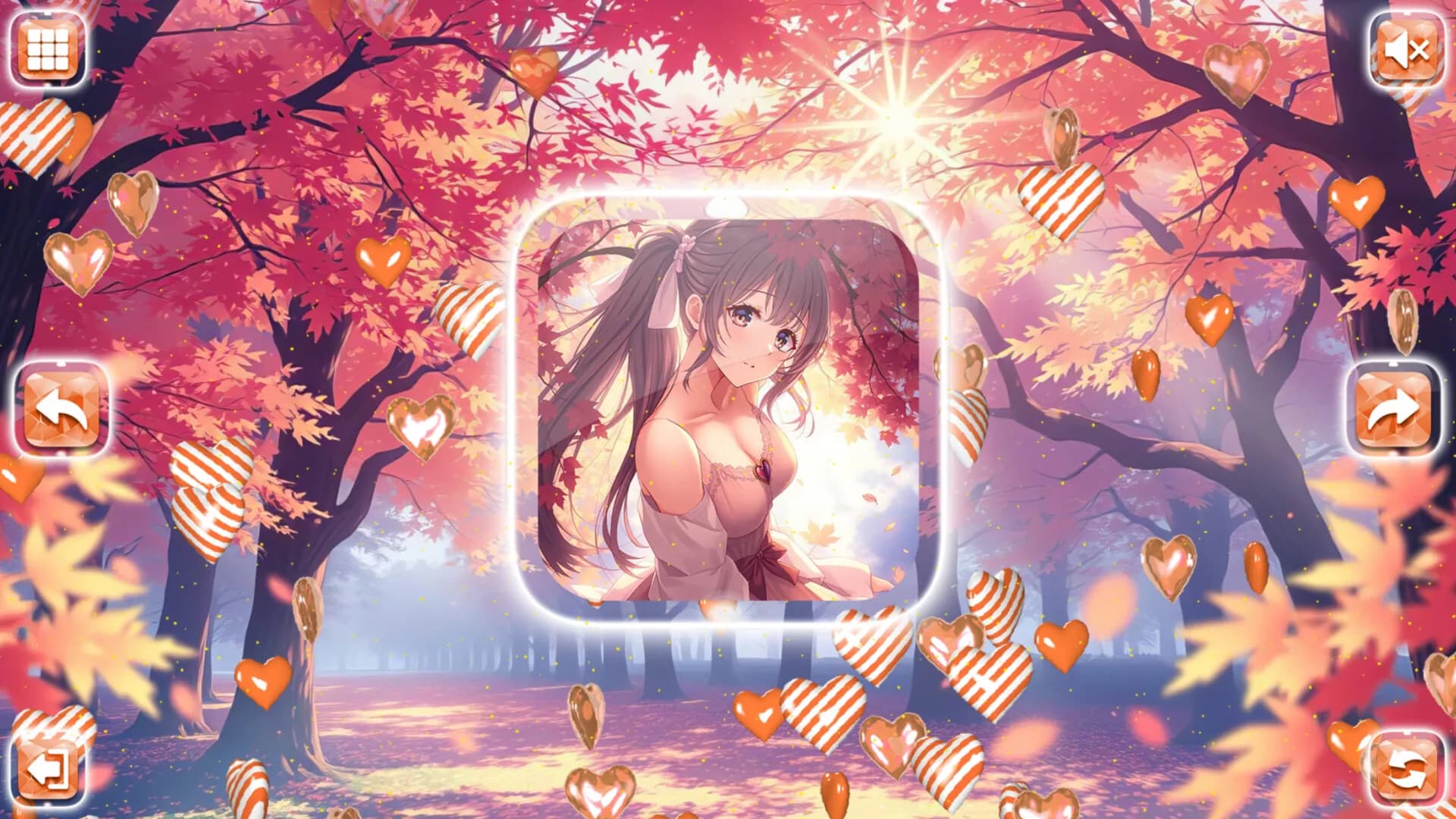 Lovely Anime Puzzle: Autumn görsel 9