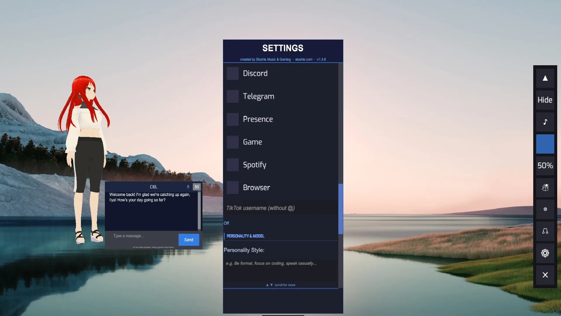 CielChan: Anime Desktop AI Companion görsel 8