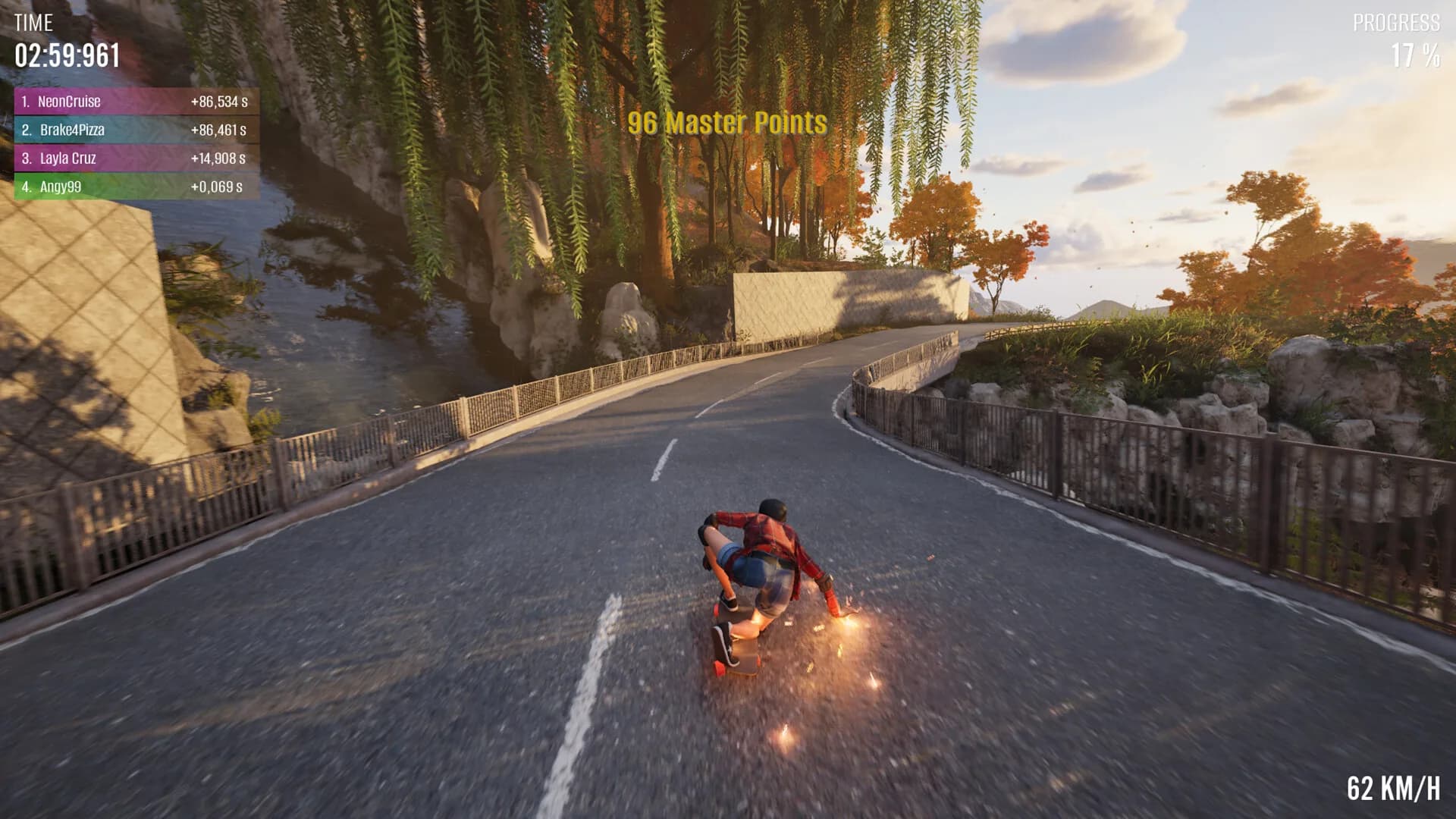 Longboard Skate Downhill Simulator görsel 7