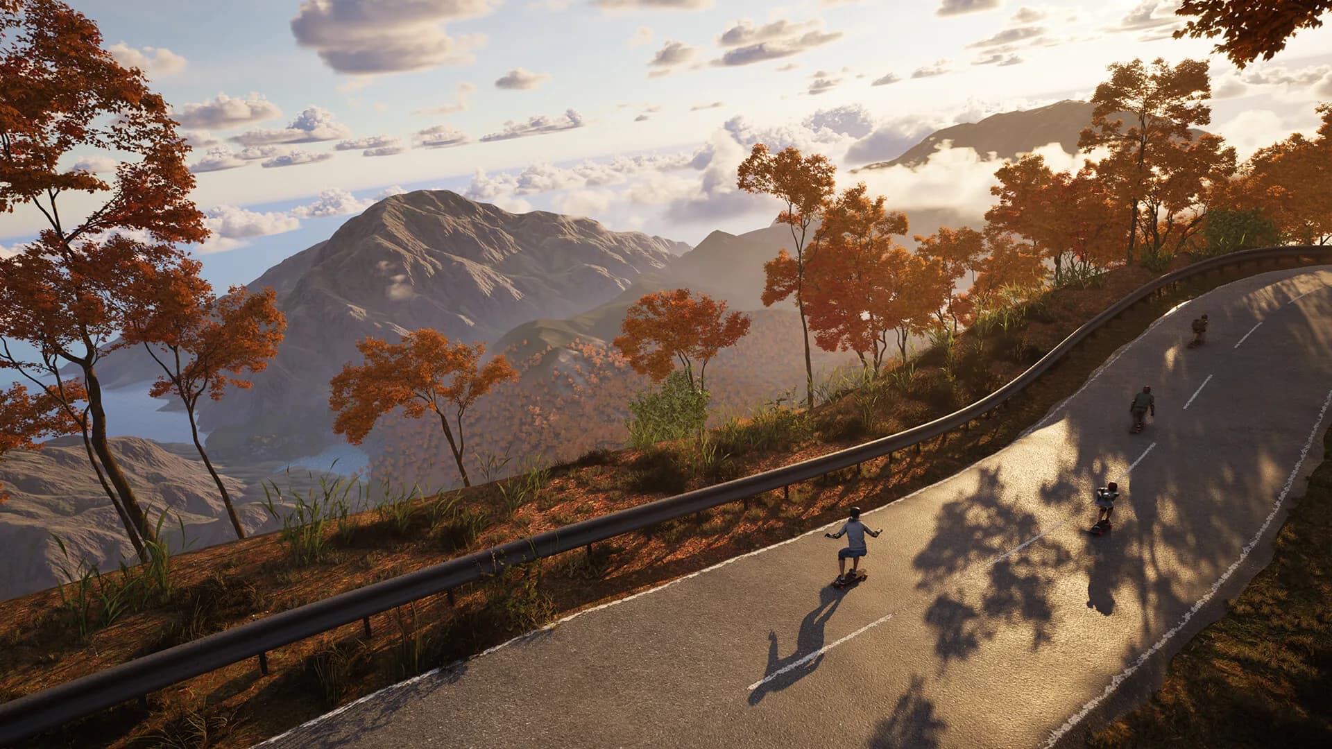 Longboard Skate Downhill Simulator görsel 8