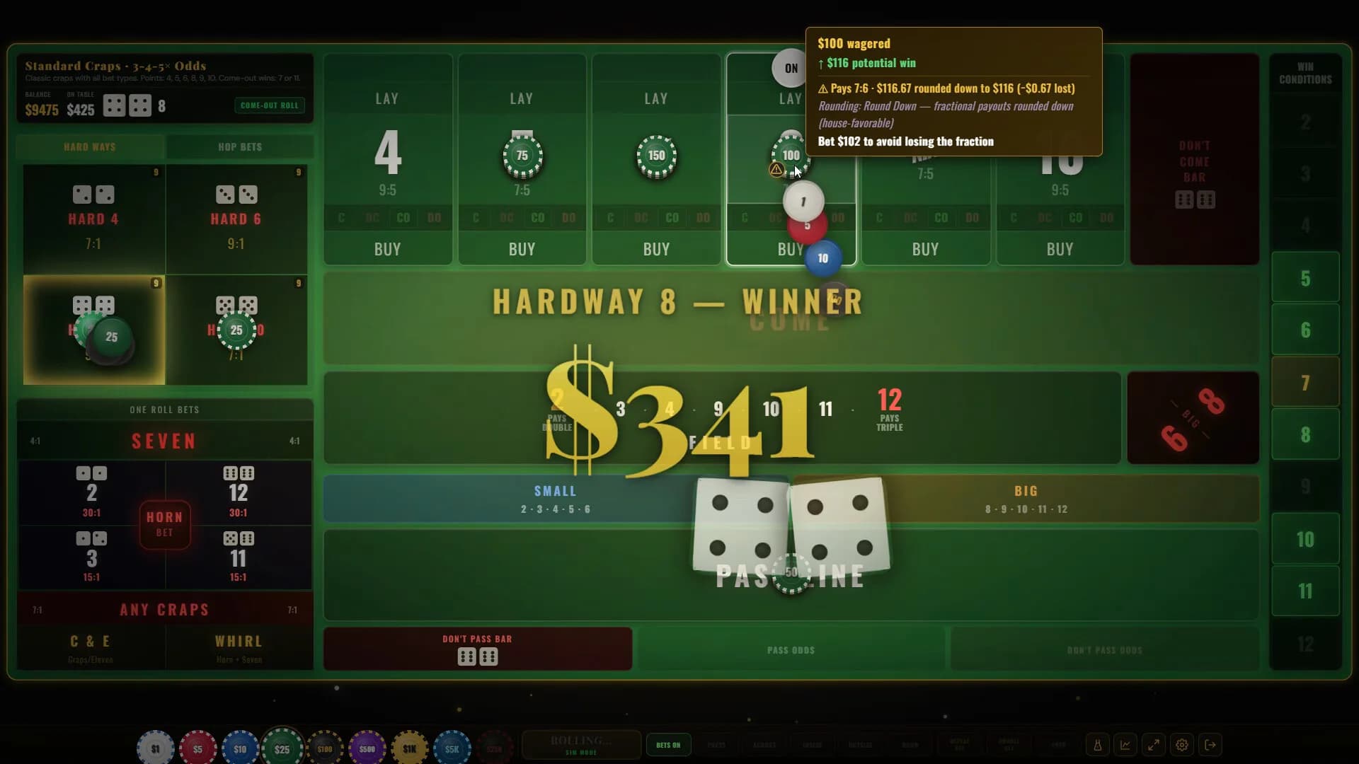 Craps Royale: The Ultimate Craps Simulator görsel 2