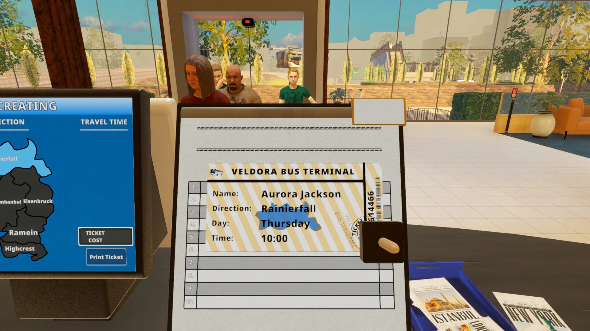 Bus Terminal Simulator görsel 4