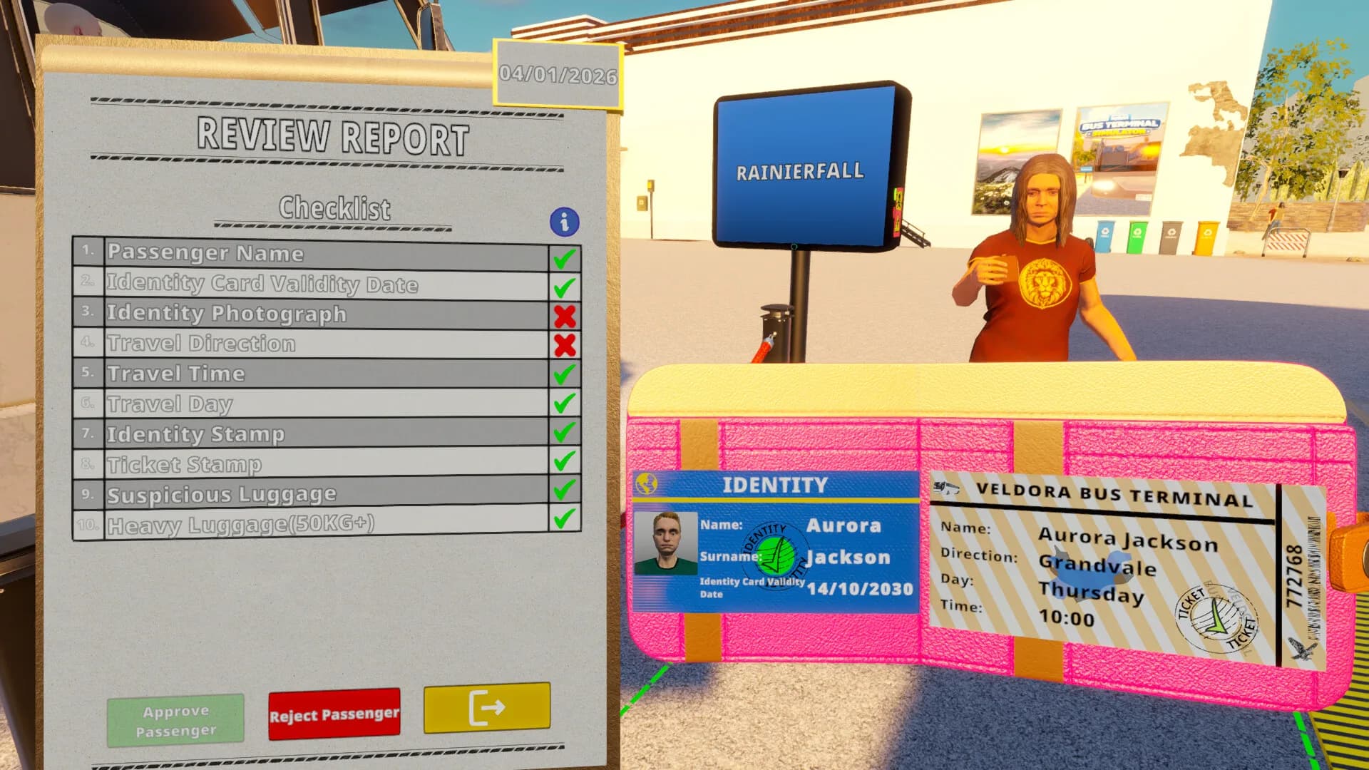 Bus Terminal Simulator görsel 5
