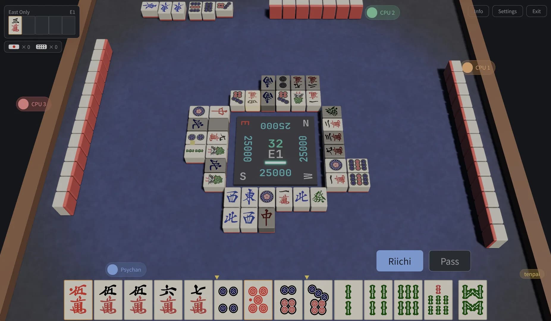 Agari — Riichi Mahjong görsel 2
