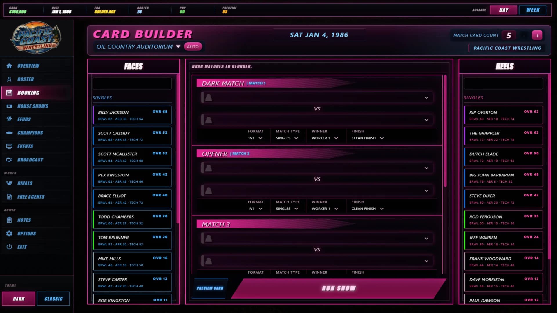 The Pay Window: 80s Wrestling Simulator görsel 4