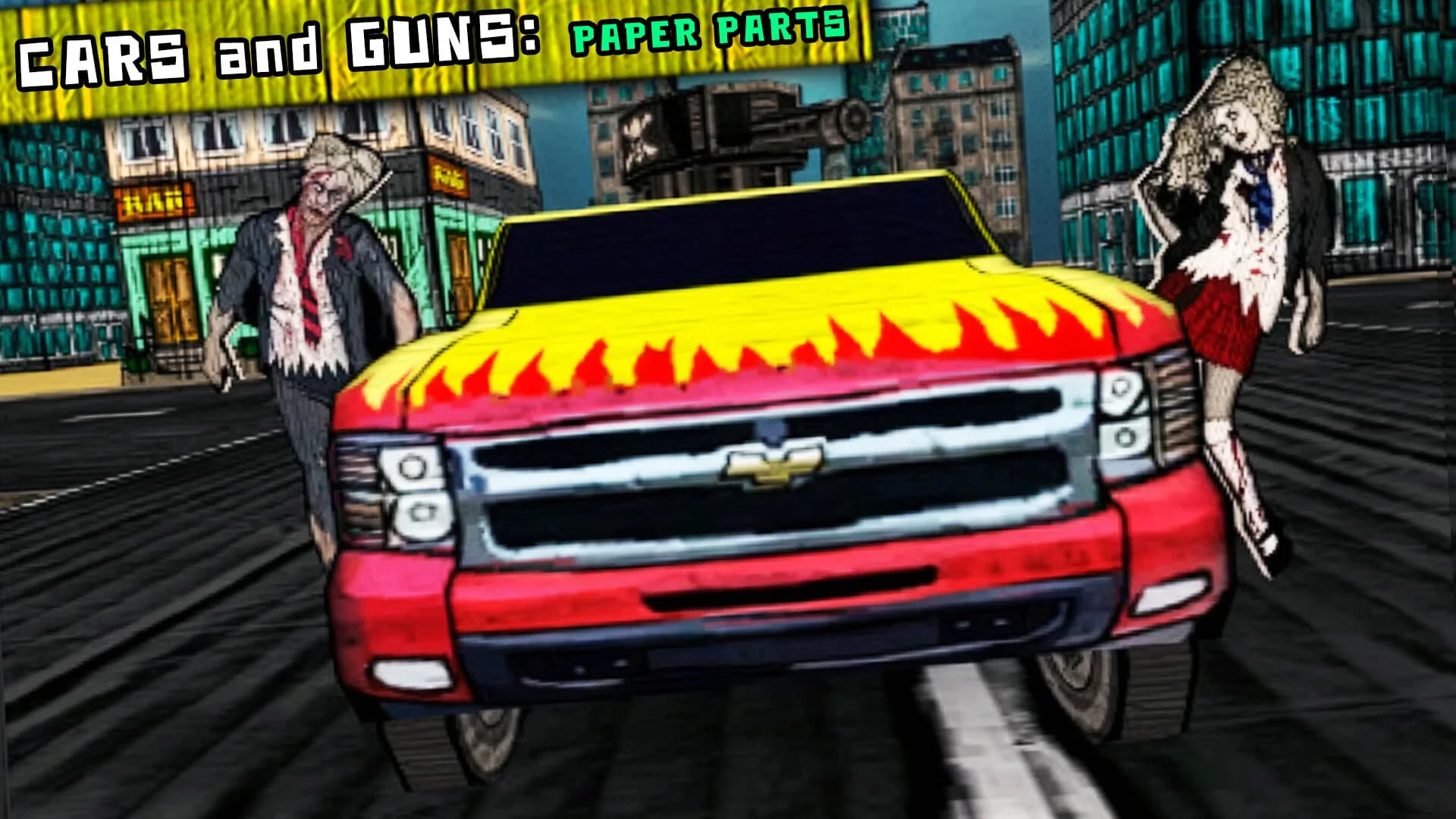 Cars and Guns: Paper Parts görsel 8