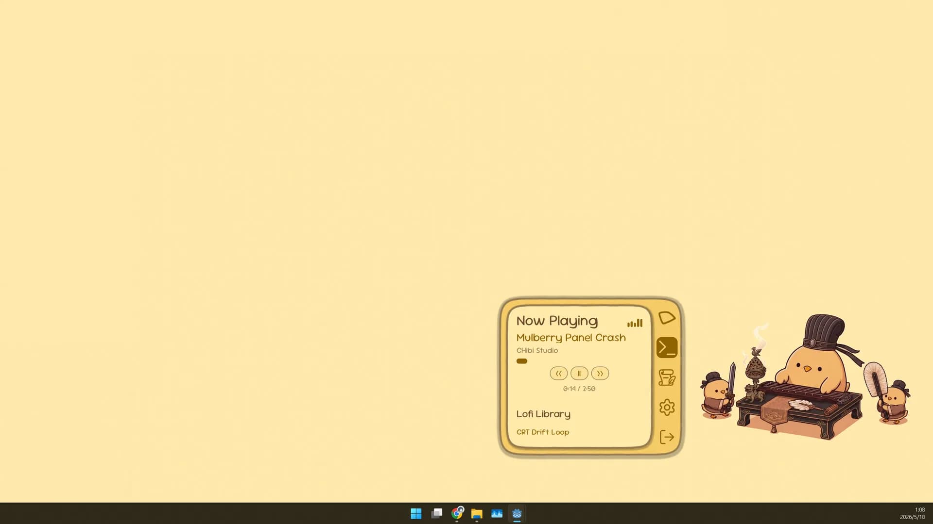 Your Chibi Chicken: Lo-Fi Desktop Pet görsel 3