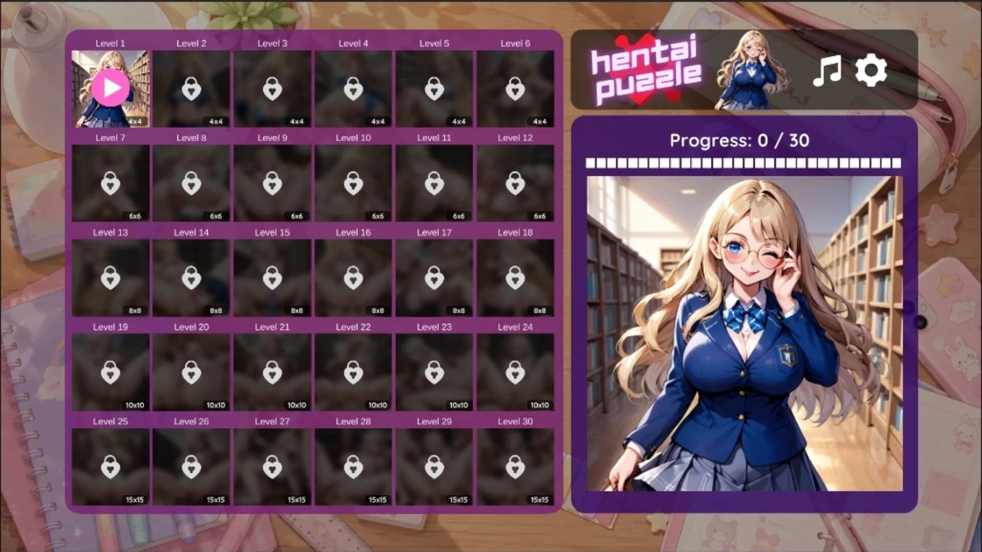 Hentai Puzzle: Lily görsel 2
