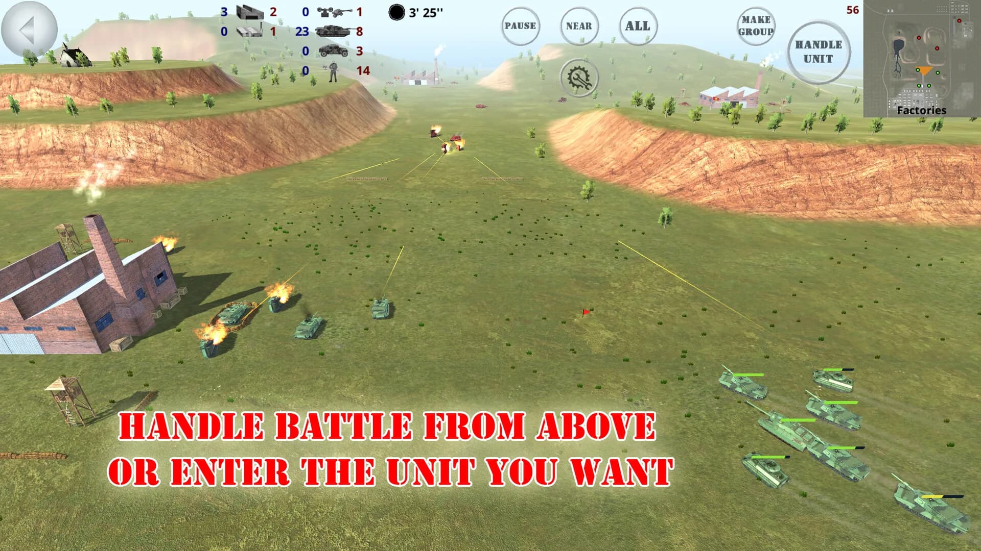 Battle 3D - Strategy game görsel 2
