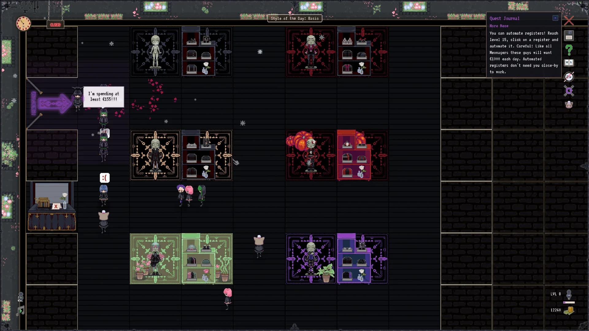 Crow's Curated Closet - Shop Simulator görsel 7