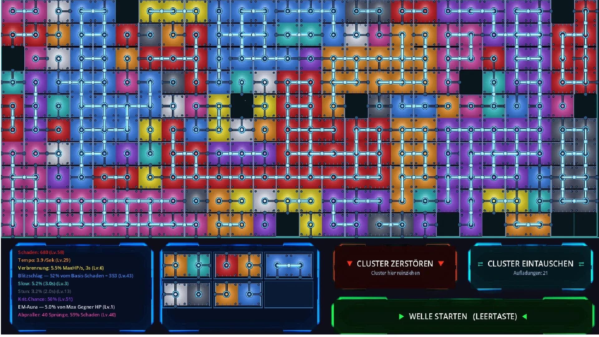 Cluster - Roguelike Tower Defense görsel 7