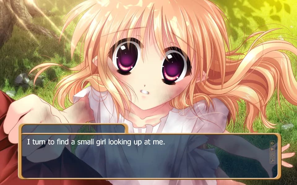 A dragon girl looks up at the endless sky görsel 2