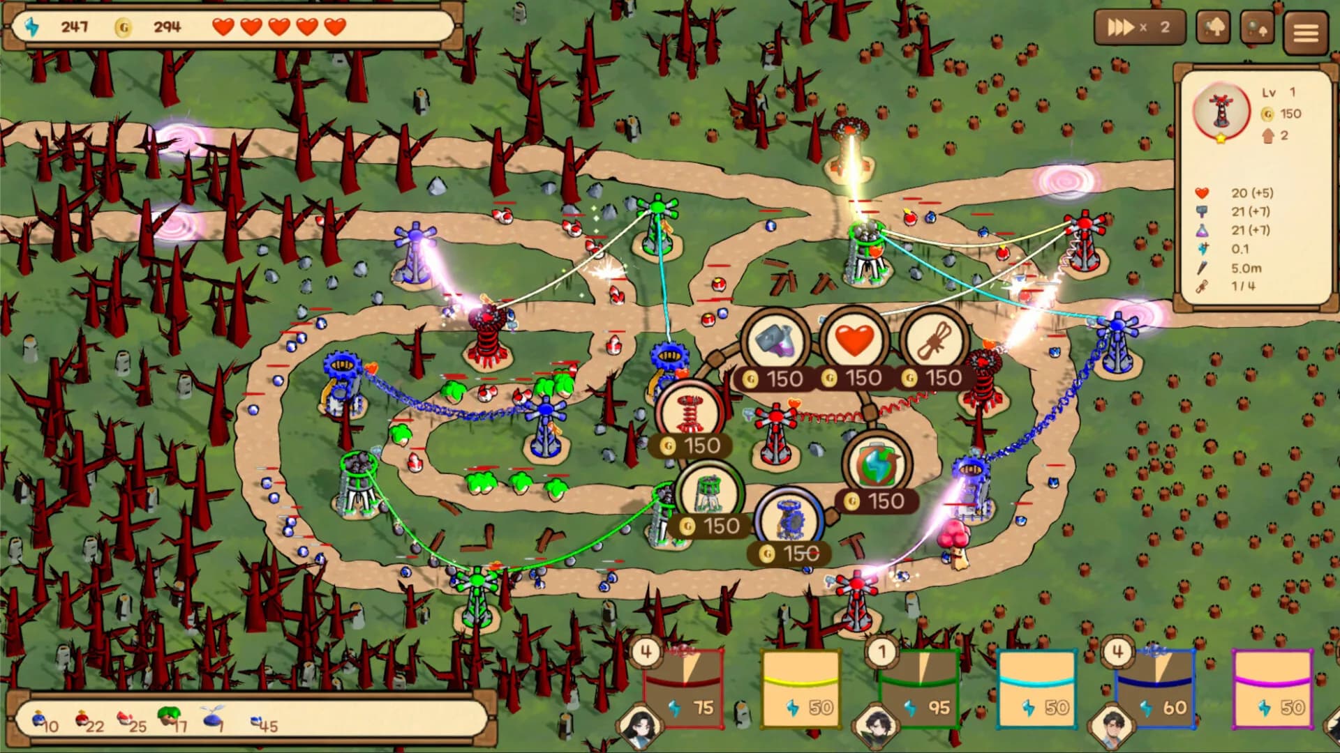 Rainbow Tower Defence görsel 2