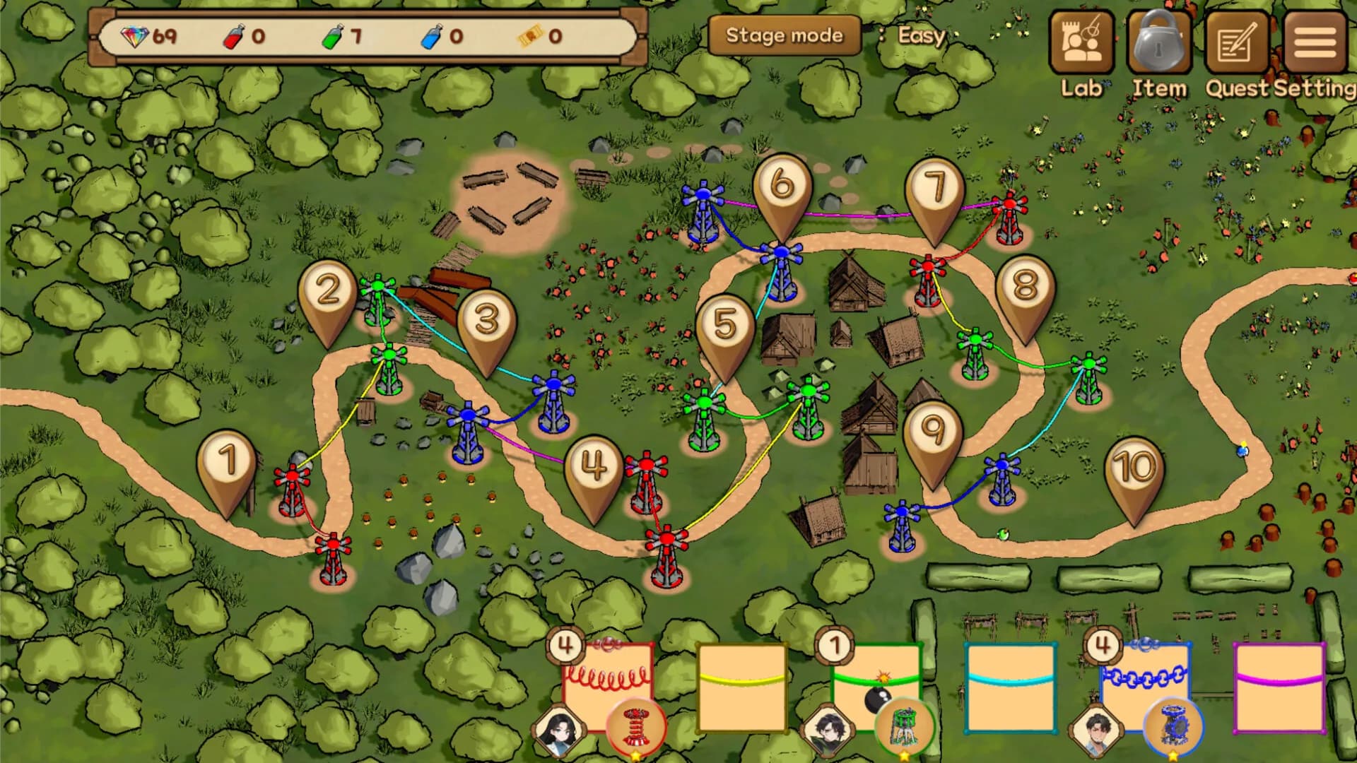 Rainbow Tower Defence görsel 5