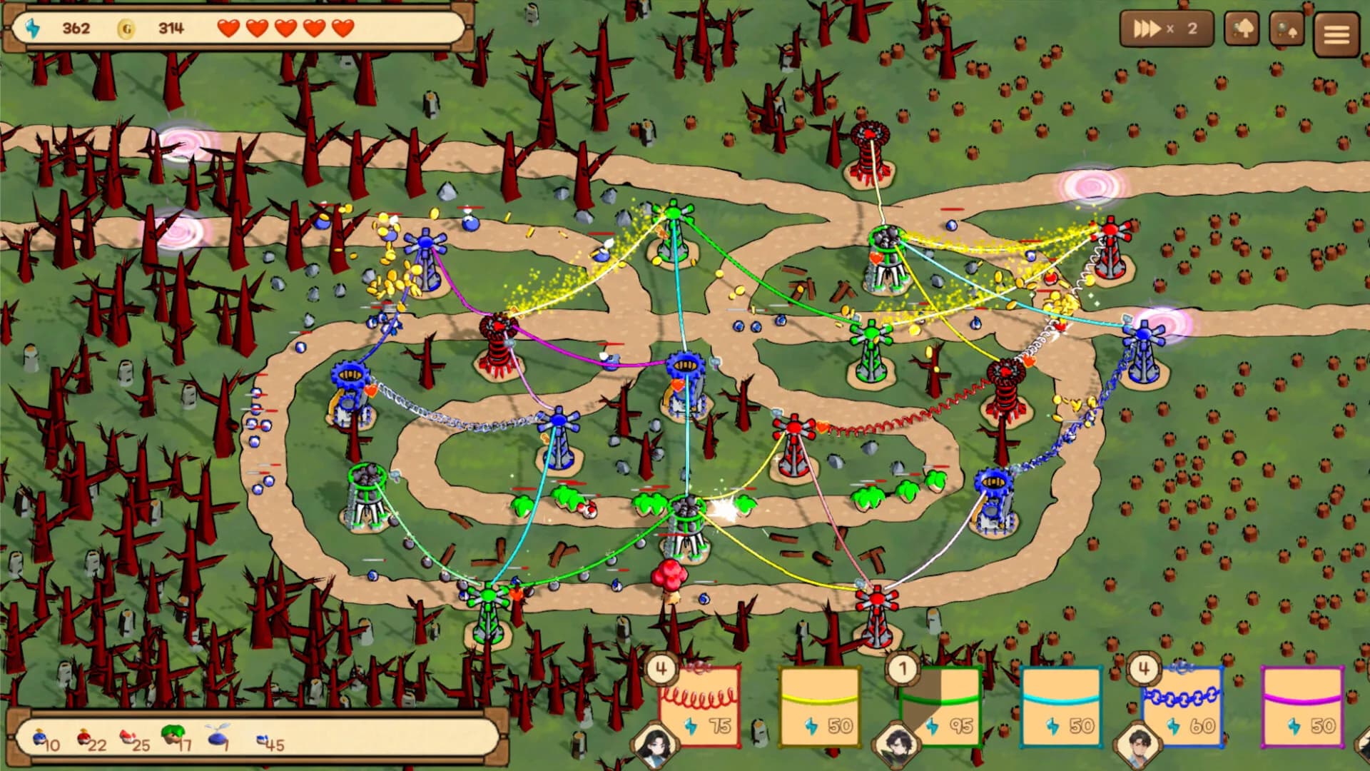 Rainbow Tower Defence görsel 7