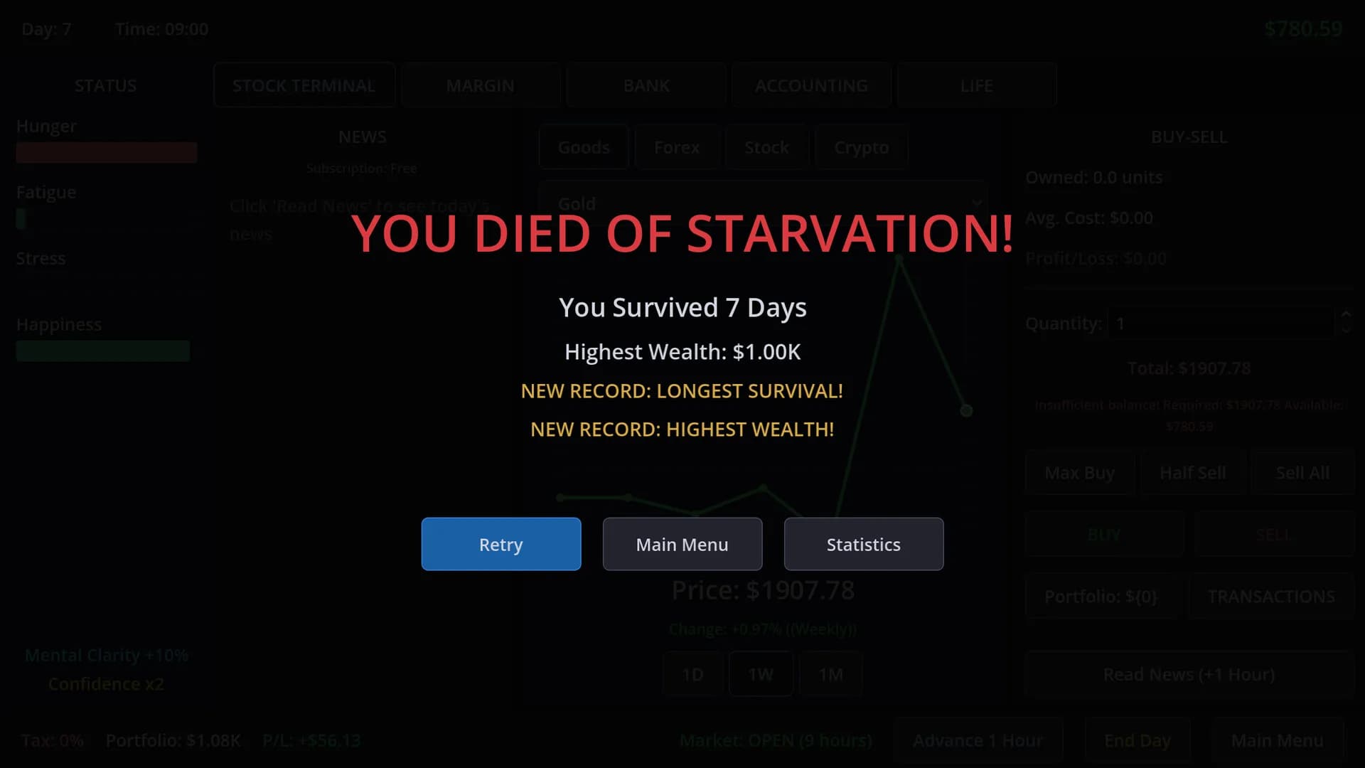 Neo Capitalist - Stock Market Survival Simulator görsel 13
