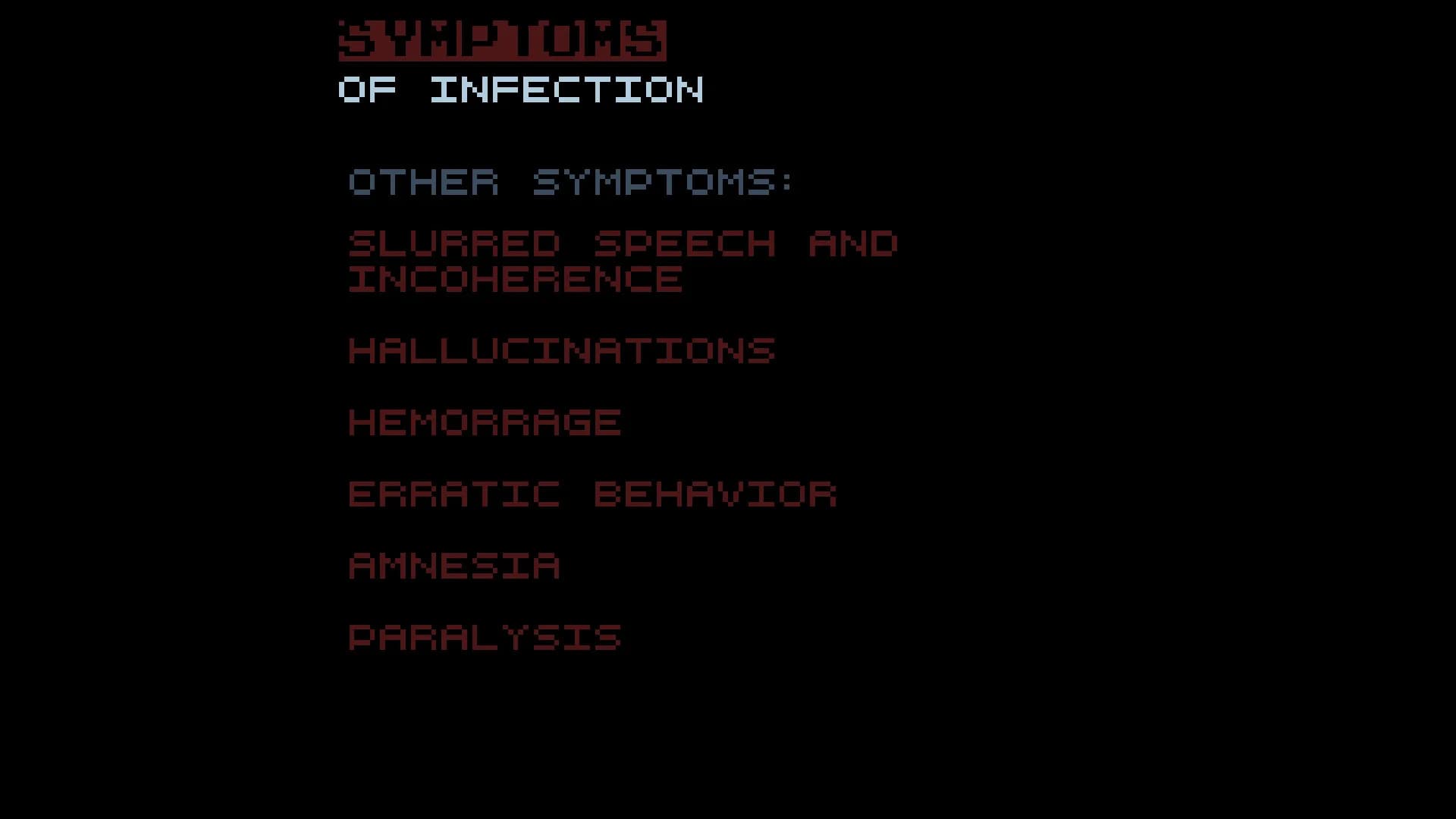 Symptoms of Infection görsel 7