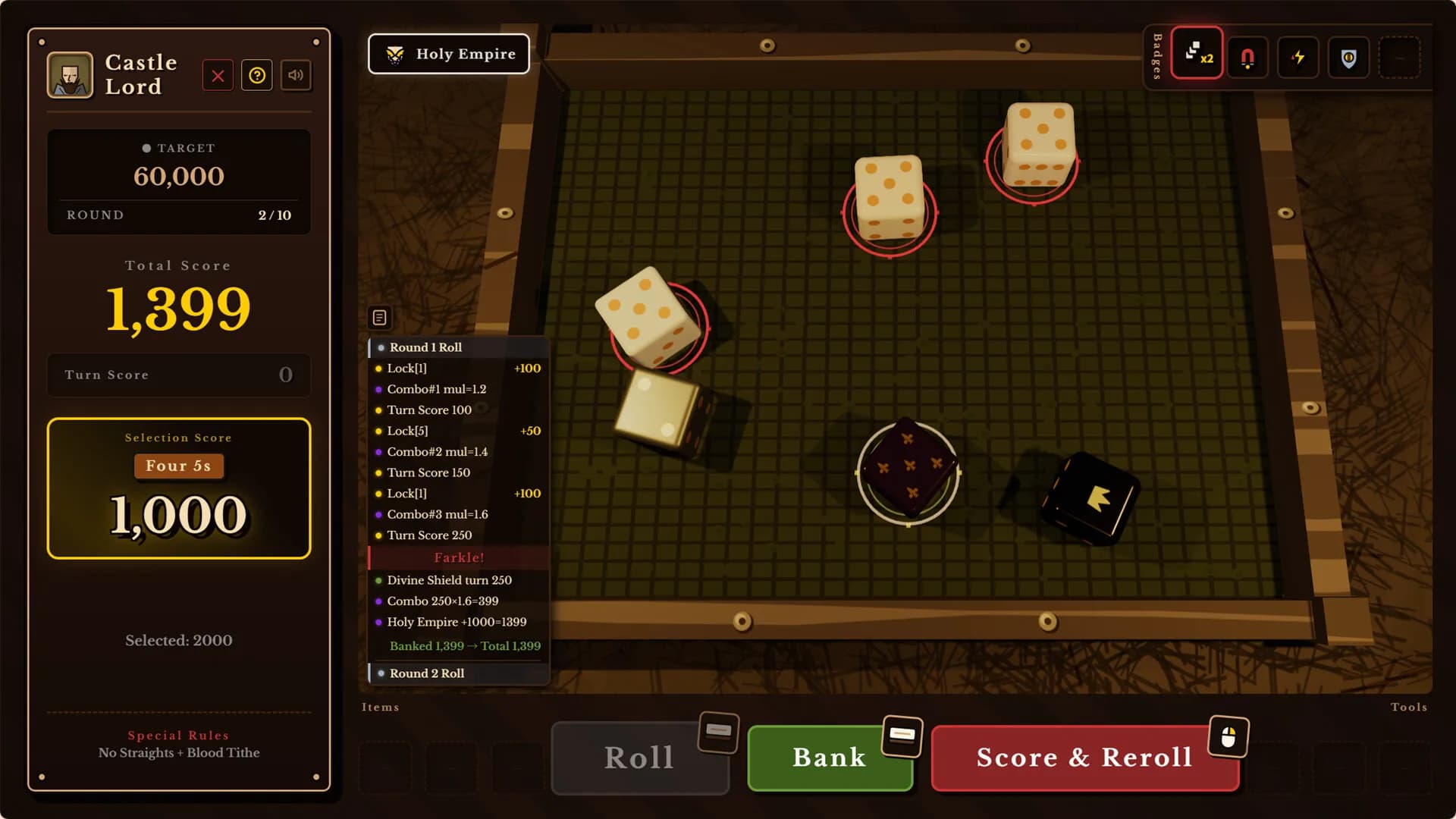 Dice Tavern: Farkle Roguelike görsel 2