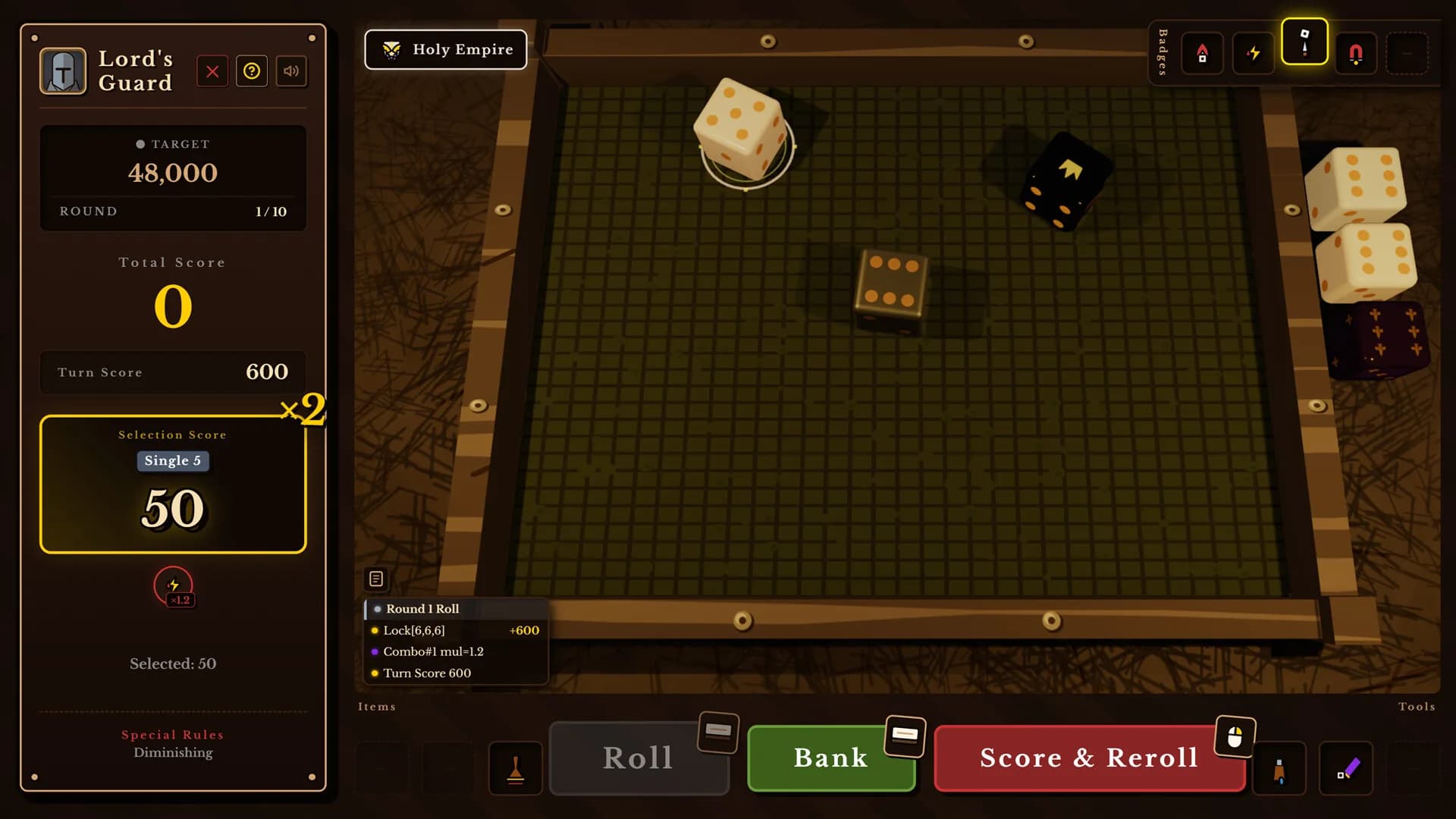 Dice Tavern: Farkle Roguelike görsel 4