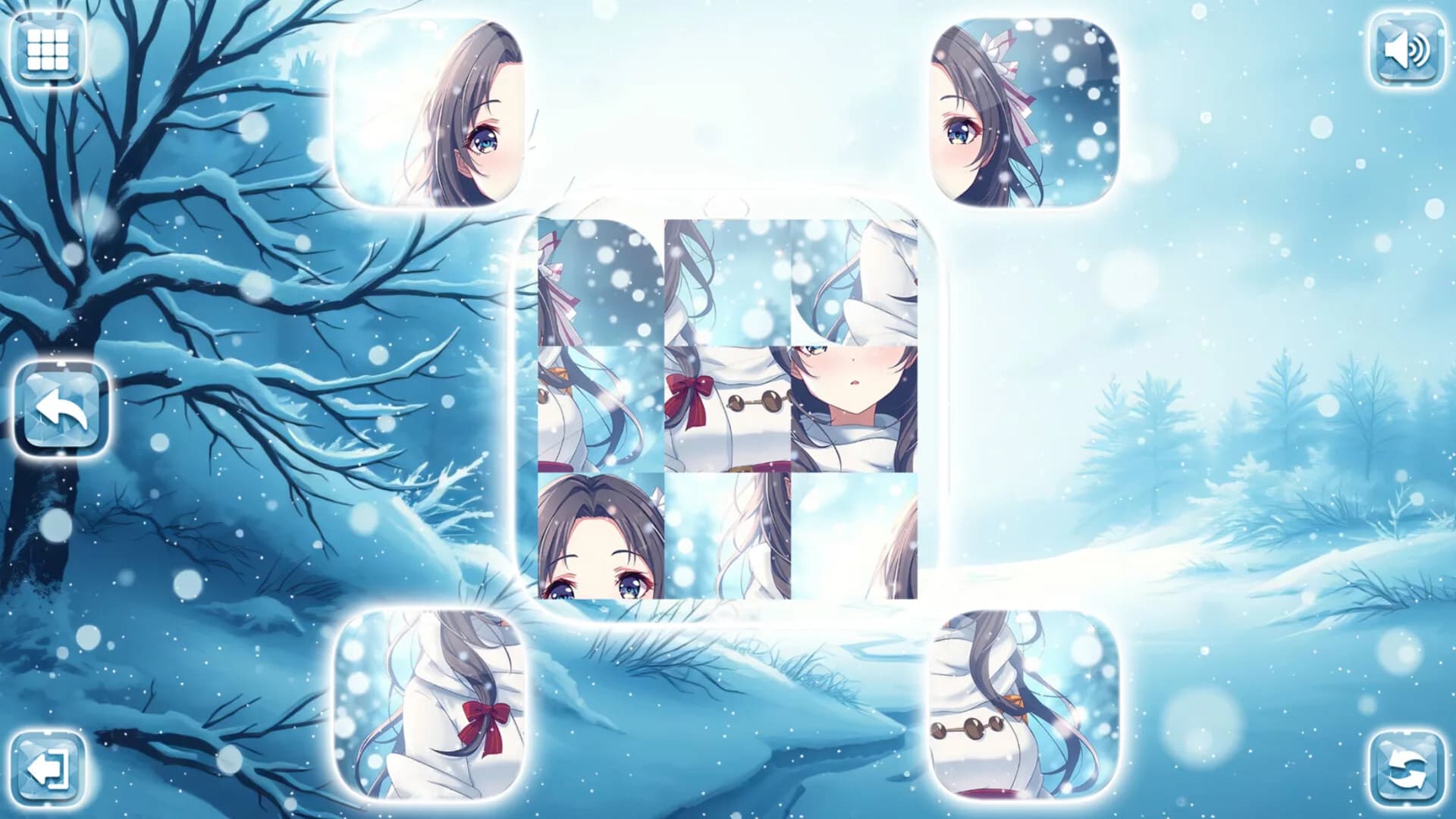Lovely Anime Puzzle: Winter görsel 2