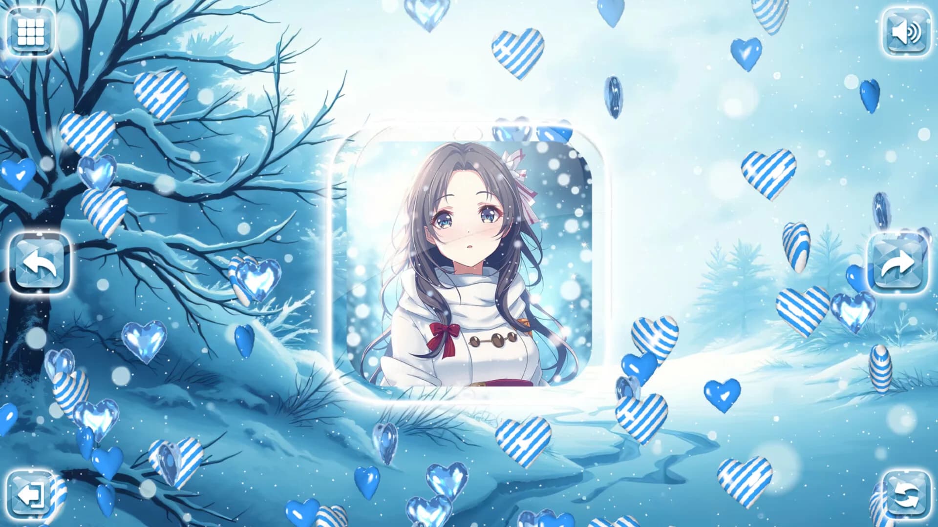 Lovely Anime Puzzle: Winter görsel 3