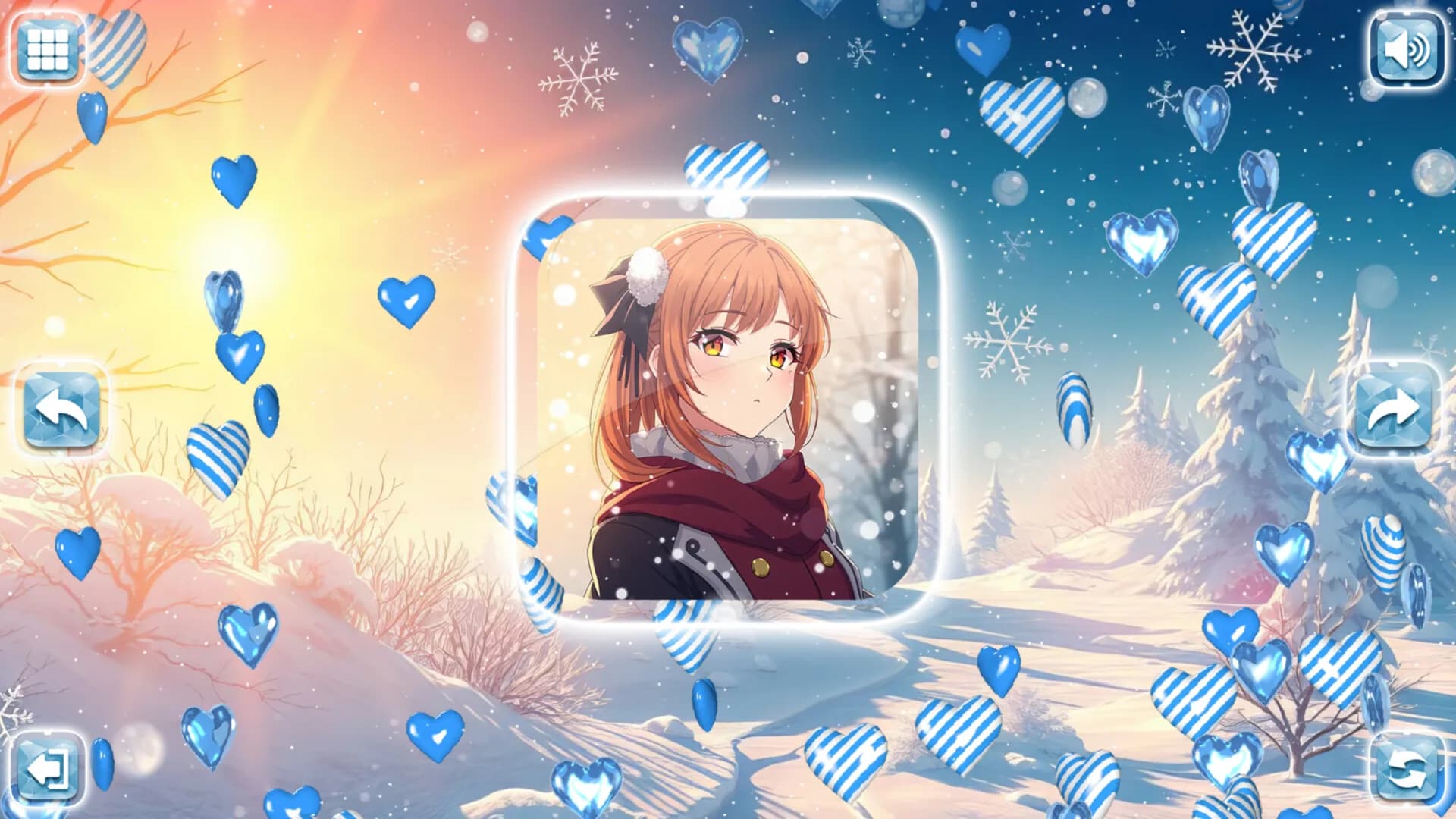 Lovely Anime Puzzle: Winter görsel 5