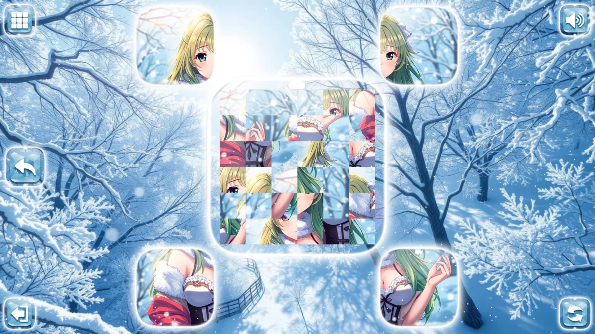 Lovely Anime Puzzle: Winter görsel 8