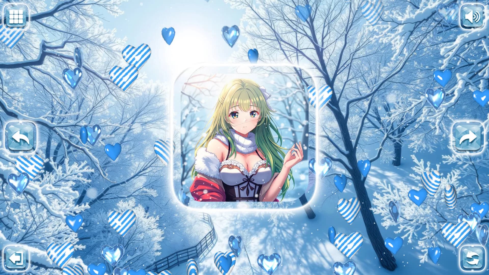 Lovely Anime Puzzle: Winter görsel 9