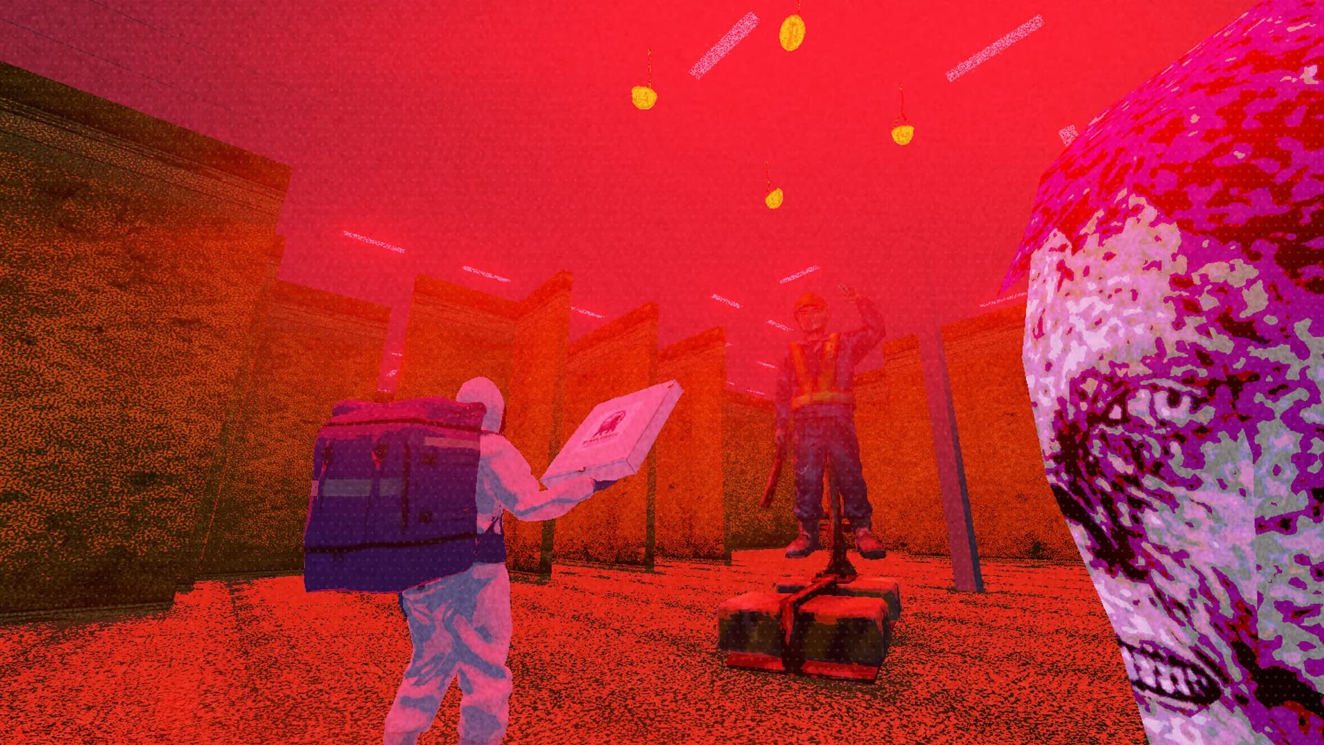 Liminal Sick Pizza Blue görsel 2