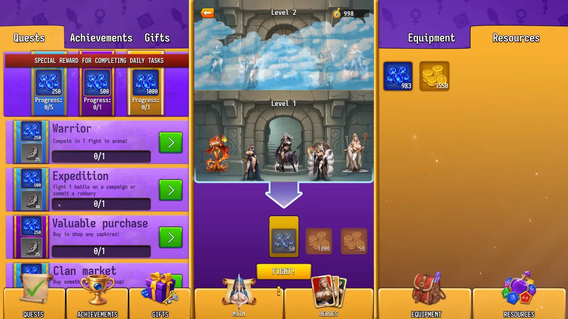 Raid of Lust: Match & Magic görsel 17