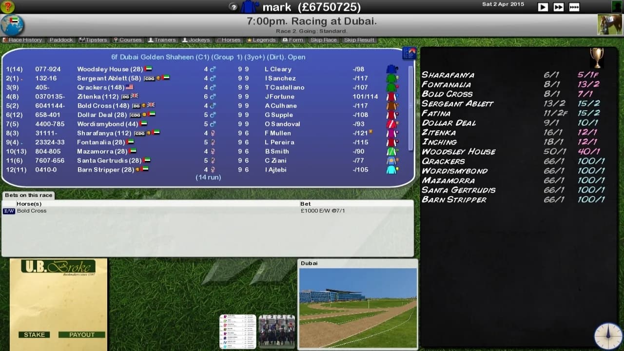 Starters Orders 6 Horse Racing görsel 4