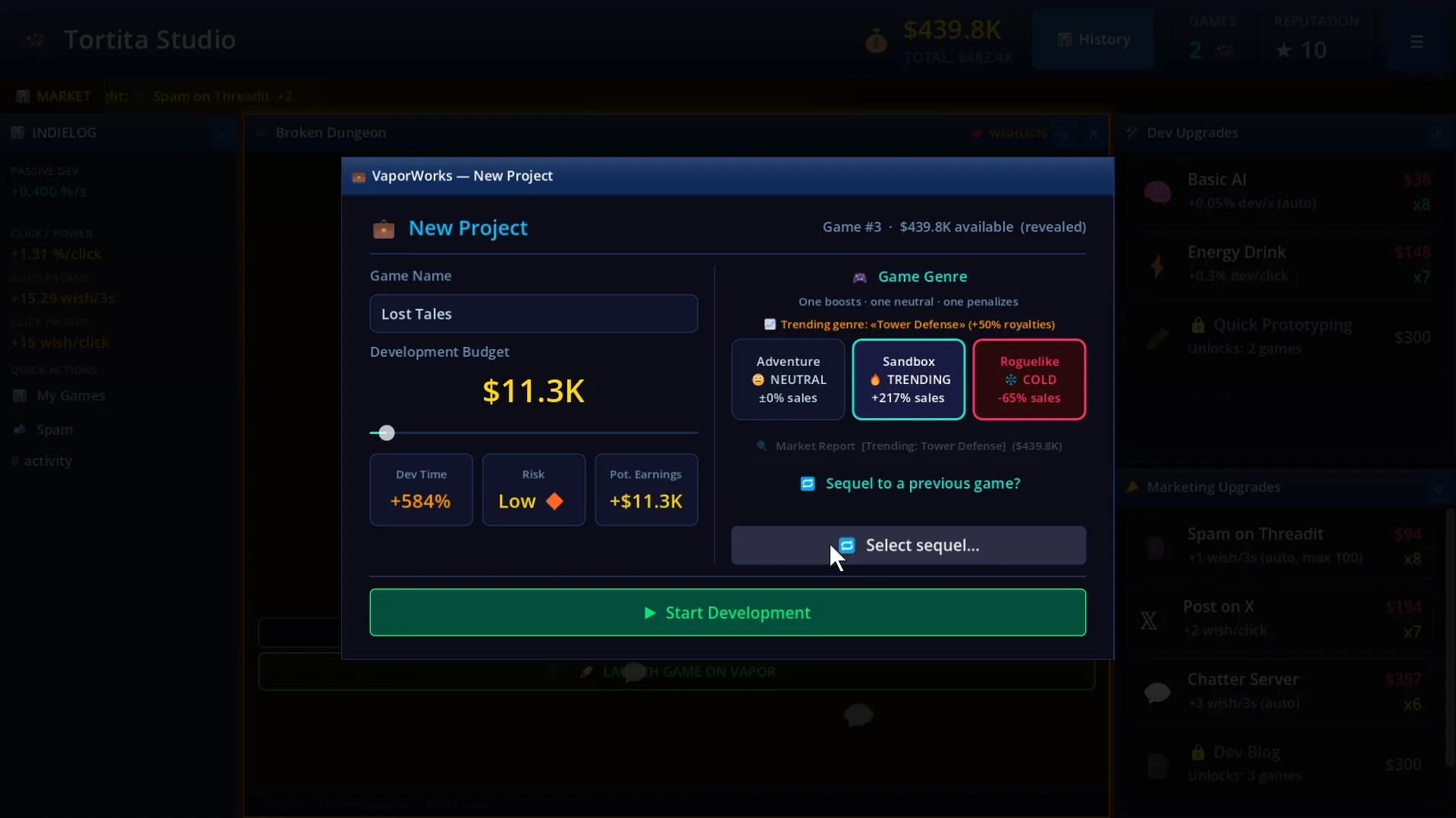 Game Dev Clicker Simulator görsel 5