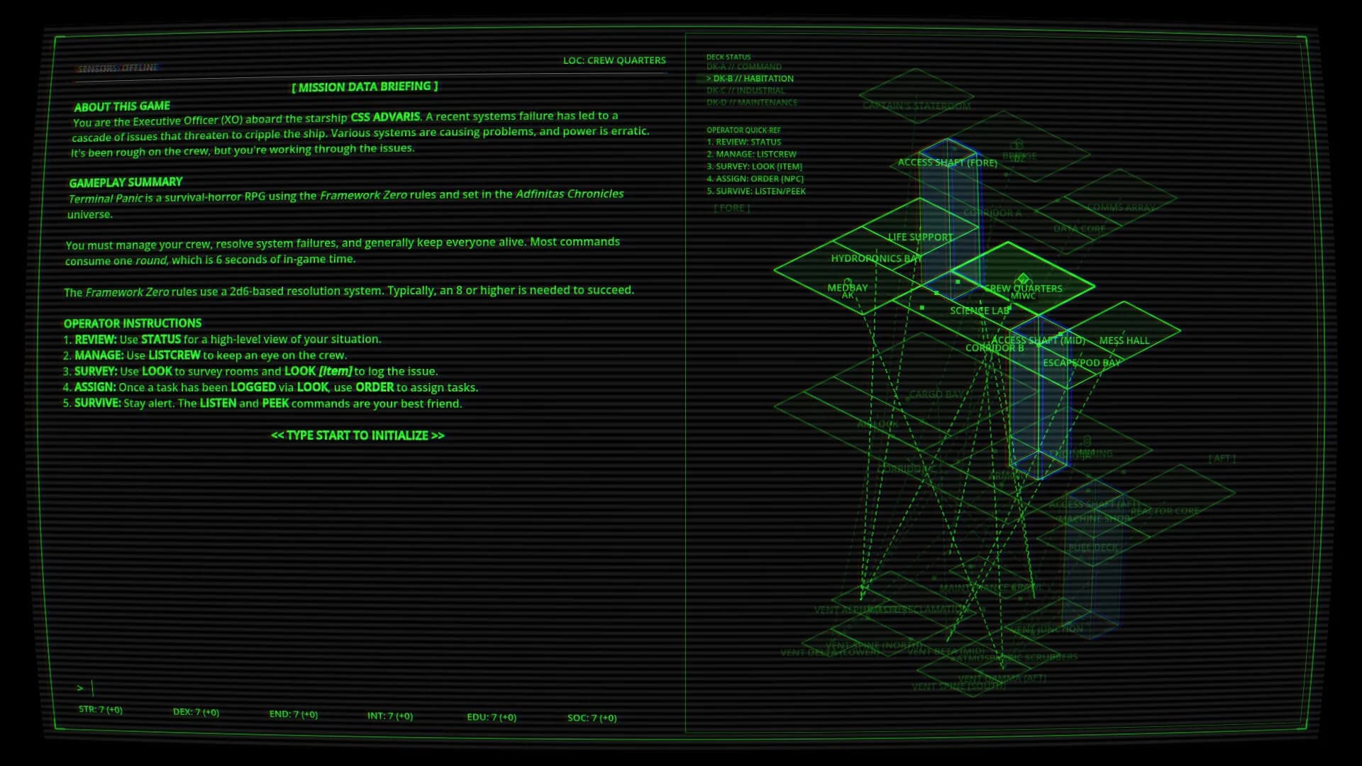 Framework Zero: Terminal Panic görsel 3