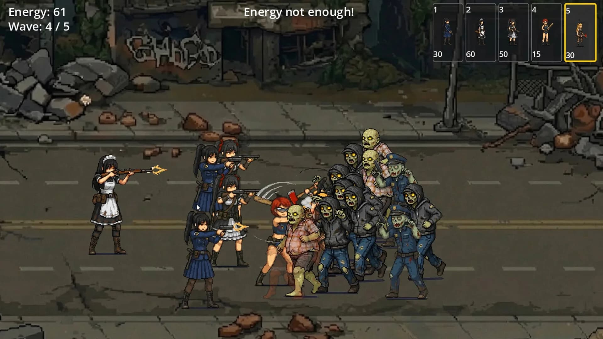 BULLET GIRL：ZOMBIE DEFENSE görsel 3