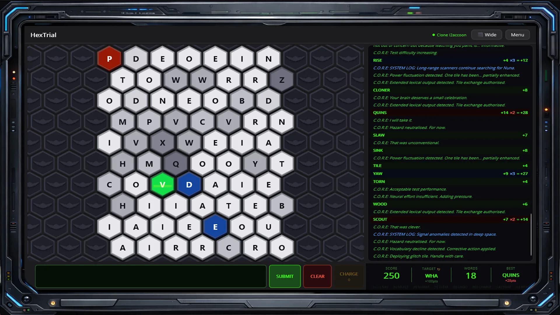 HexTrial A C.O.R.E. Cognitive Test görsel 2