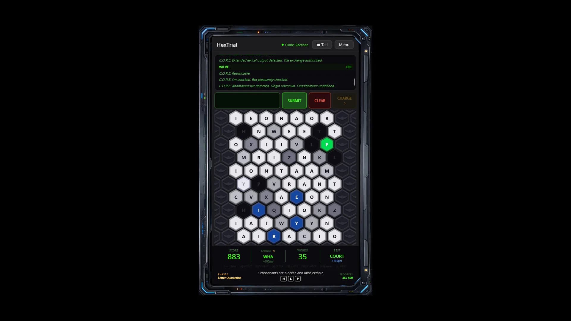 HexTrial A C.O.R.E. Cognitive Test görsel 5