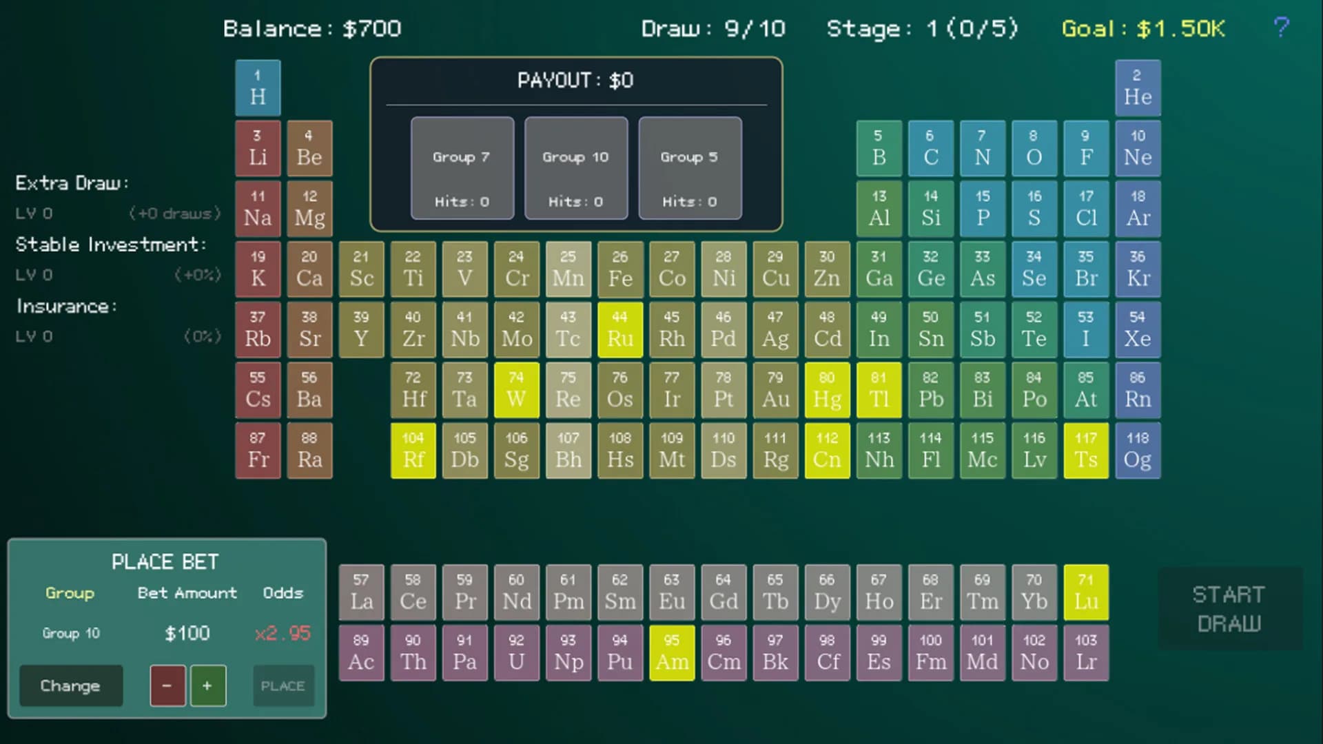 Periodic Lottery görsel 2