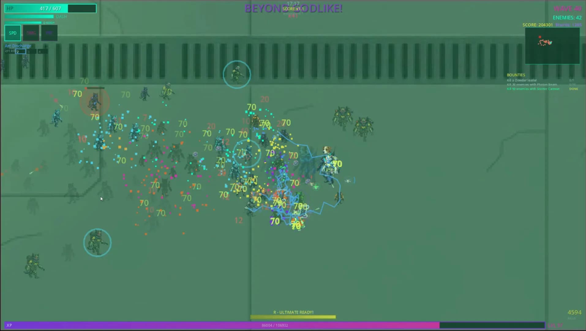 Cyberpunk Neon Survivor görsel 3
