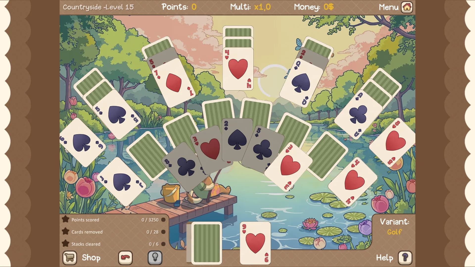 Clover Town Cozy Solitaire görsel 4