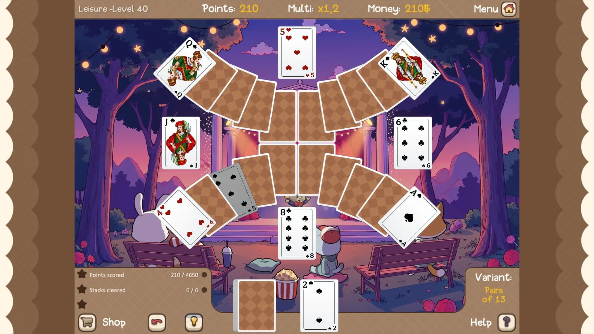 Clover Town Cozy Solitaire görsel 5