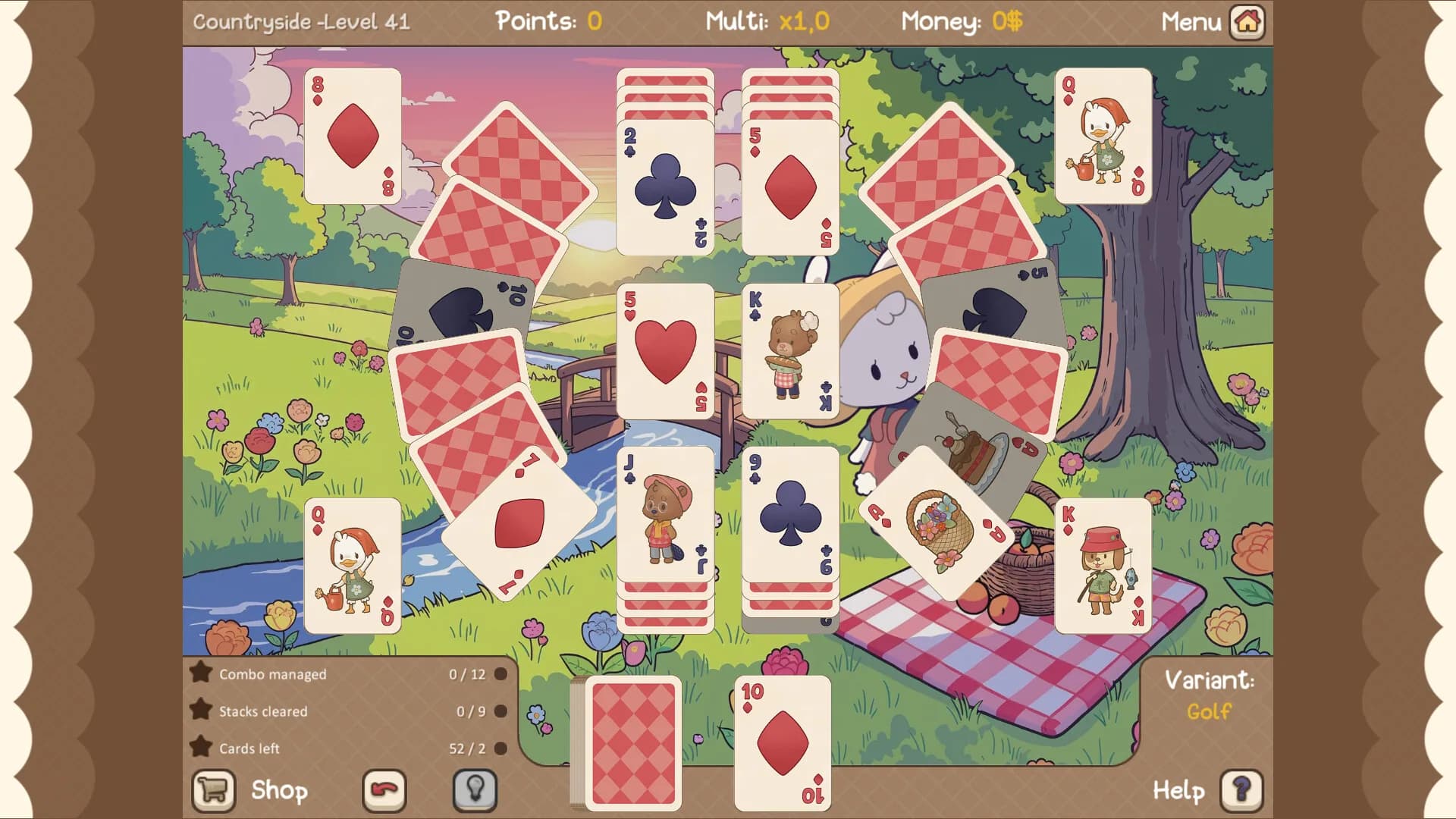 Clover Town Cozy Solitaire görsel 6