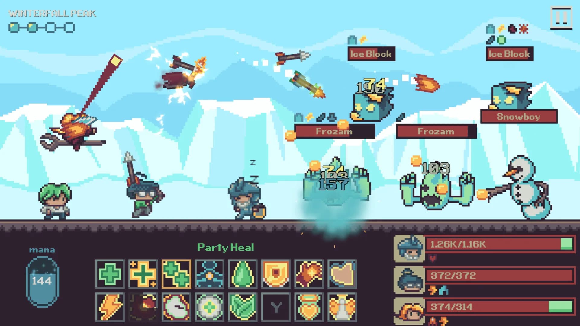 Master Healer Kale with useless party görsel 3