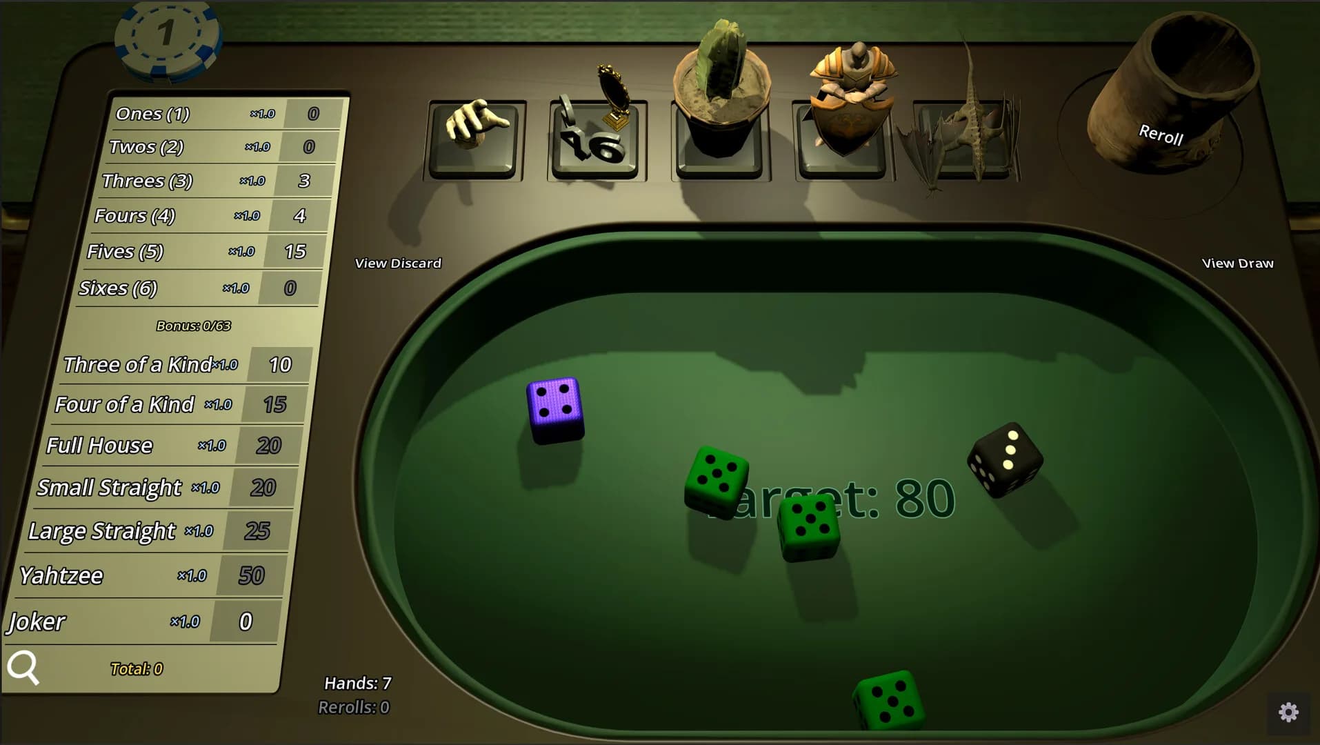 Loaded Dice - A Yahtzee Roguelike görsel 5