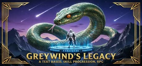 Greywind's Legacy - A Text Based, Skill Progression, RPG görsel 1