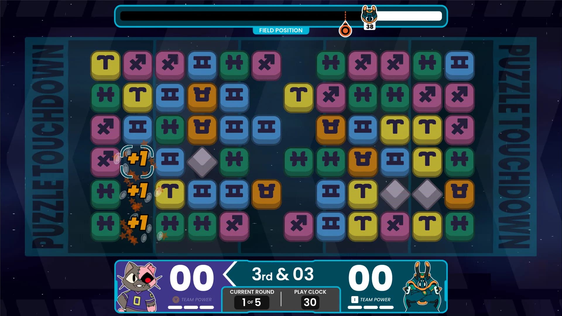 Intergalactic Puzzle Touchdown görsel 2