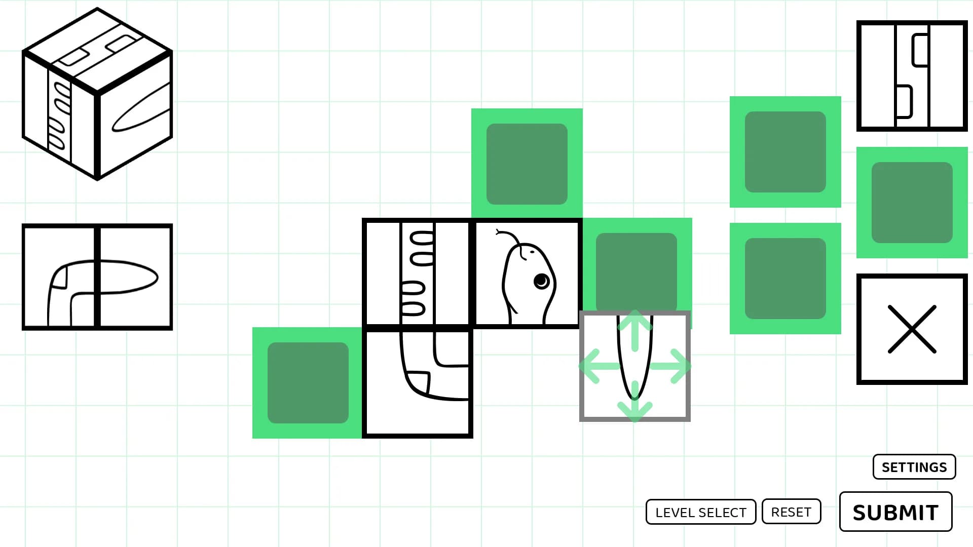 A Puzzle game where you fold Dice görsel 6