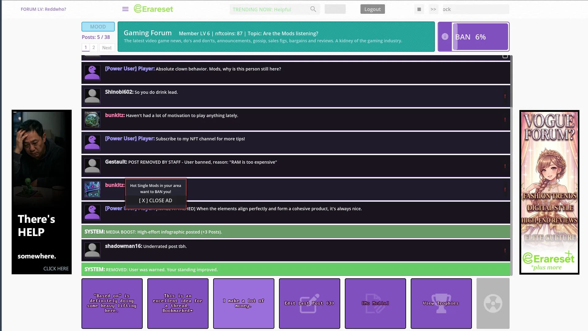 Erareset: Rogue Forum görsel 3